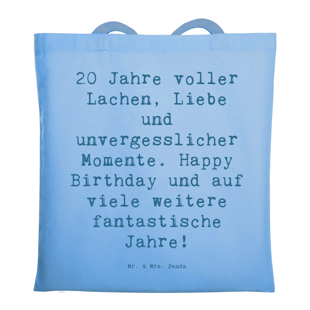 Tragetasche Spruch 20. Geburtstag Feiern Beuteltasche, Beutel, Einkaufstasche, Jutebeutel, Stoffbeutel, Tasche, Shopper, Umhängetasche, Strandtasche, Schultertasche, Stofftasche, Tragetasche, Badetasche, Jutetasche, Einkaufstüte, Laptoptasche, Geburtstag, Geburtstagsgeschenk, Geschenk