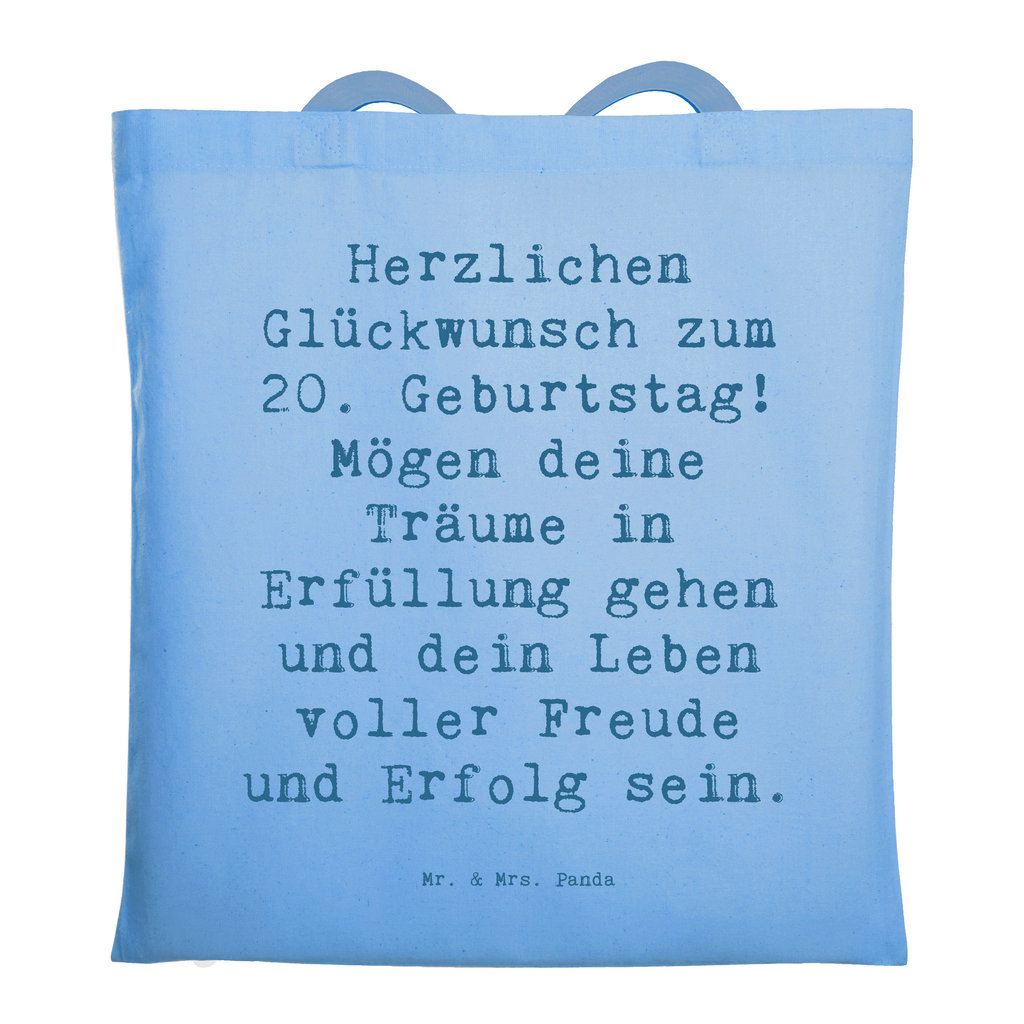 Tragetasche Spruch 20. Geburtstag Beuteltasche, Beutel, Einkaufstasche, Jutebeutel, Stoffbeutel, Tasche, Shopper, Umhängetasche, Strandtasche, Schultertasche, Stofftasche, Tragetasche, Badetasche, Jutetasche, Einkaufstüte, Laptoptasche, Geburtstag, Geburtstagsgeschenk, Geschenk