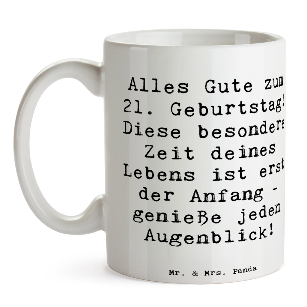 Tasse Spruch 21. Geburtstag Freude Tasse, Kaffeetasse, Teetasse, Becher, Kaffeebecher, Teebecher, Keramiktasse, Porzellantasse, Büro Tasse, Geschenk Tasse, Tasse Sprüche, Tasse Motive, Kaffeetassen, Tasse bedrucken, Designer Tasse, Cappuccino Tassen, Schöne Teetassen, Geburtstag, Geburtstagsgeschenk, Geschenk