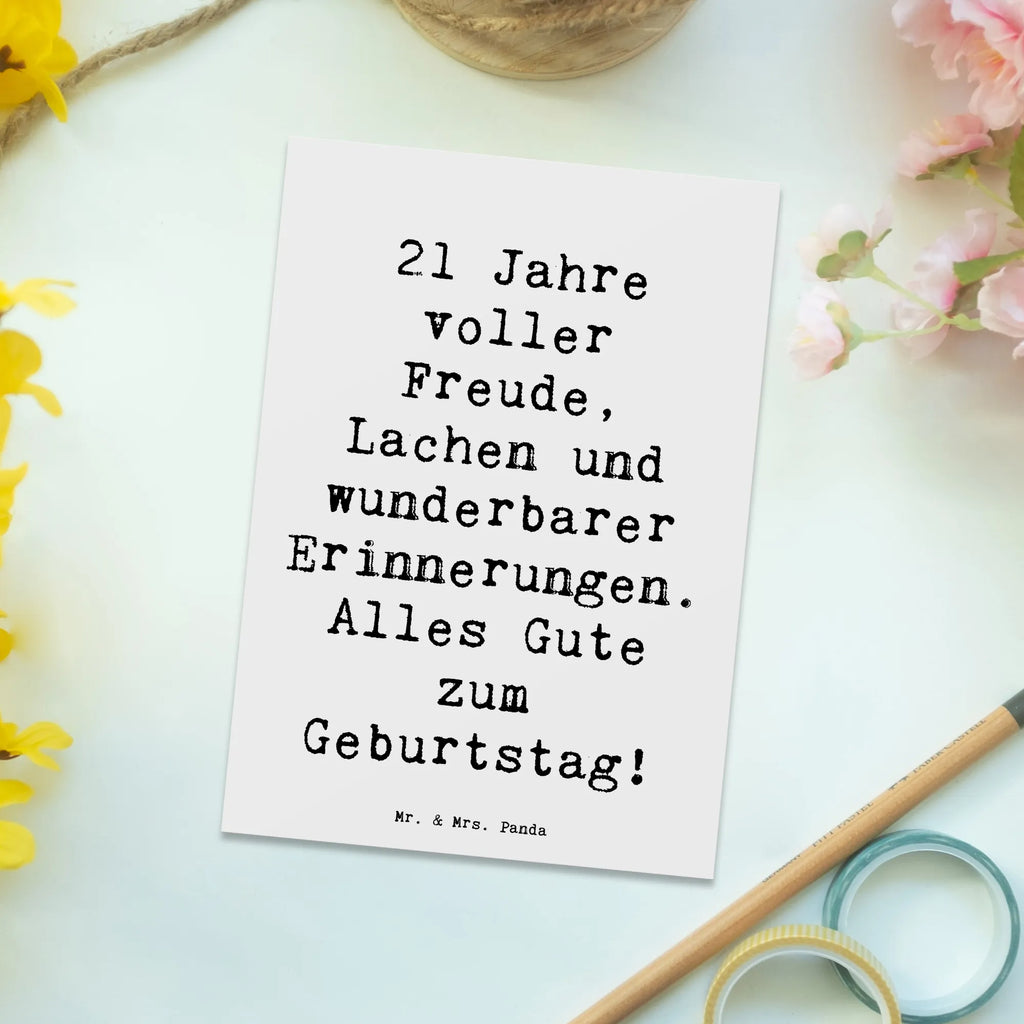 Postkarte Spruch 21. Geburtstag Freude Postkarte, Karte, Geschenkkarte, Grußkarte, Einladung, Ansichtskarte, Geburtstagskarte, Einladungskarte, Dankeskarte, Ansichtskarten, Einladung Geburtstag, Einladungskarten Geburtstag, Geburtstag, Geburtstagsgeschenk, Geschenk