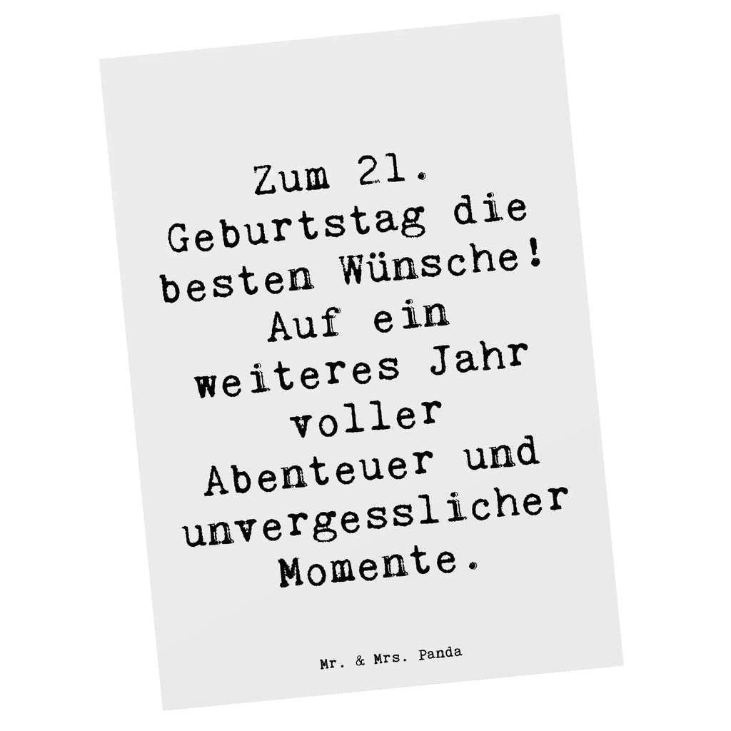 Postkarte Spruch 21. Geburtstag Postkarte, Karte, Geschenkkarte, Grußkarte, Einladung, Ansichtskarte, Geburtstagskarte, Einladungskarte, Dankeskarte, Ansichtskarten, Einladung Geburtstag, Einladungskarten Geburtstag, Geburtstag, Geburtstagsgeschenk, Geschenk