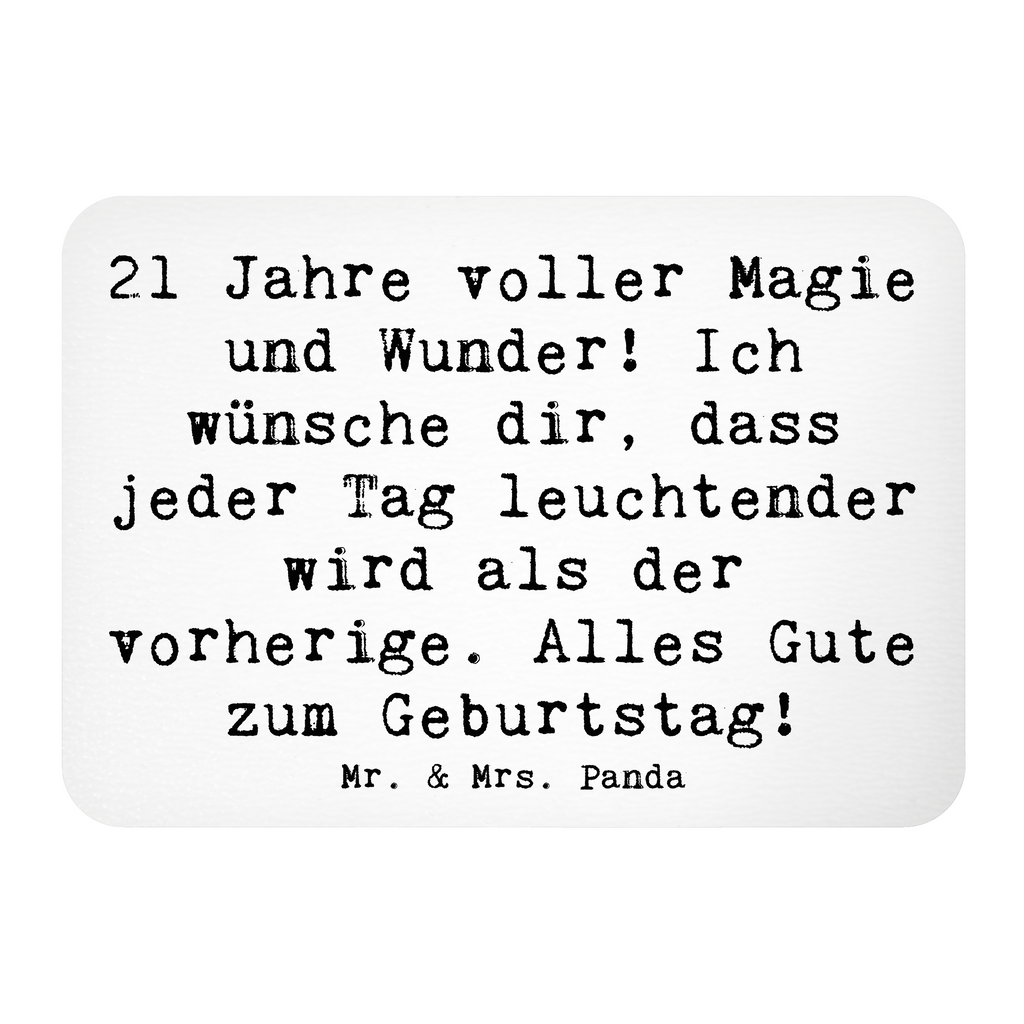 Magnet Spruch 21. Geburtstag Kühlschrankmagnet, Pinnwandmagnet, Souvenir Magnet, Motivmagnete, Dekomagnet, Whiteboard Magnet, Notiz Magnet, Kühlschrank Dekoration, Geburtstag, Geburtstagsgeschenk, Geschenk