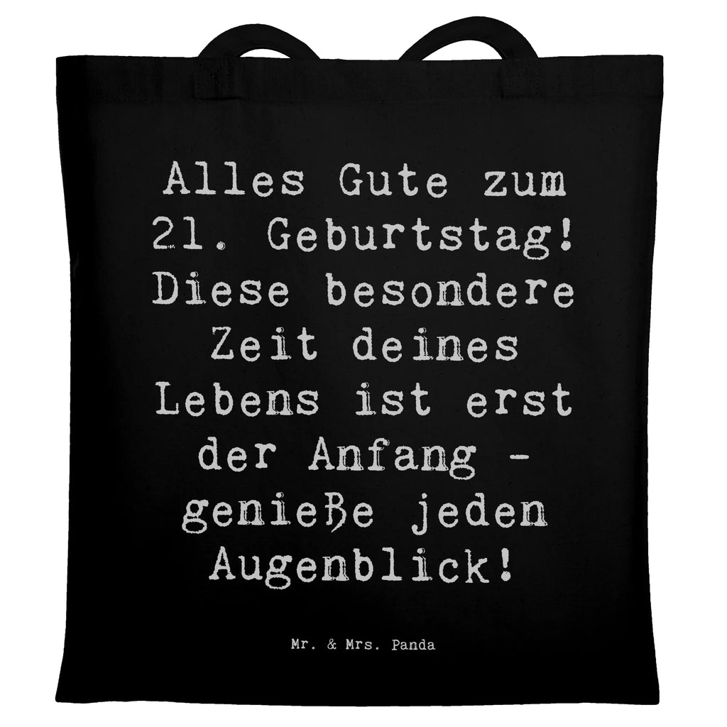 Tragetasche Spruch 21. Geburtstag Freude Beuteltasche, Beutel, Einkaufstasche, Jutebeutel, Stoffbeutel, Tasche, Shopper, Umhängetasche, Strandtasche, Schultertasche, Stofftasche, Tragetasche, Badetasche, Jutetasche, Einkaufstüte, Laptoptasche, Geburtstag, Geburtstagsgeschenk, Geschenk