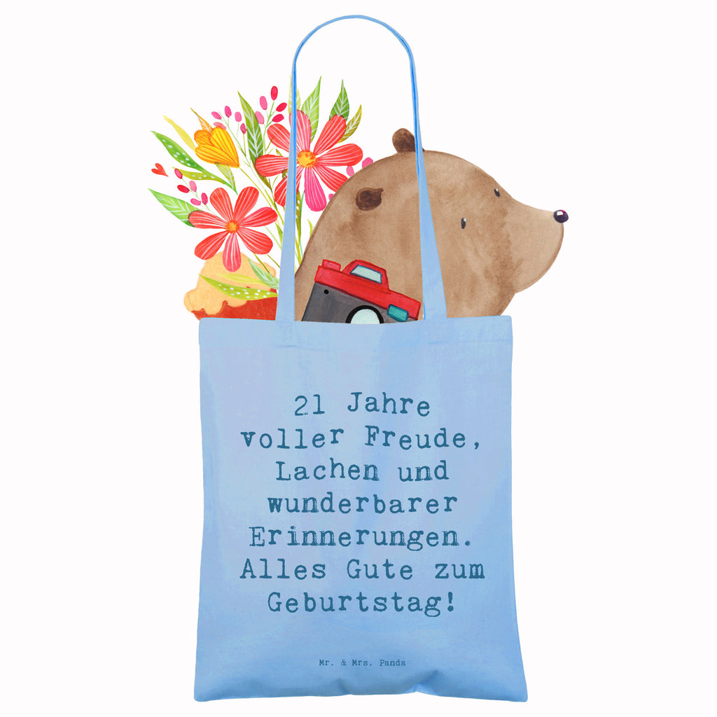 Tragetasche Spruch 21. Geburtstag Freude Beuteltasche, Beutel, Einkaufstasche, Jutebeutel, Stoffbeutel, Tasche, Shopper, Umhängetasche, Strandtasche, Schultertasche, Stofftasche, Tragetasche, Badetasche, Jutetasche, Einkaufstüte, Laptoptasche, Geburtstag, Geburtstagsgeschenk, Geschenk