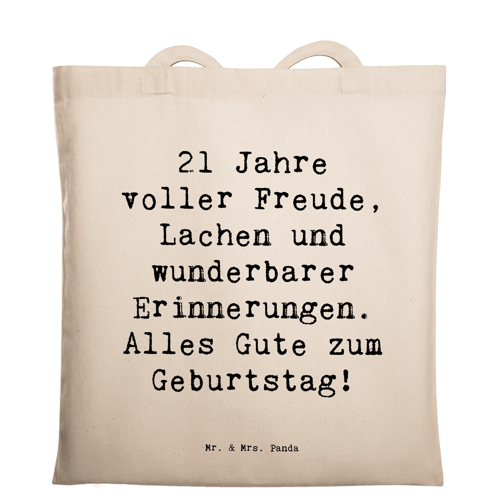 Tragetasche Spruch 21. Geburtstag Freude Beuteltasche, Beutel, Einkaufstasche, Jutebeutel, Stoffbeutel, Tasche, Shopper, Umhängetasche, Strandtasche, Schultertasche, Stofftasche, Tragetasche, Badetasche, Jutetasche, Einkaufstüte, Laptoptasche, Geburtstag, Geburtstagsgeschenk, Geschenk