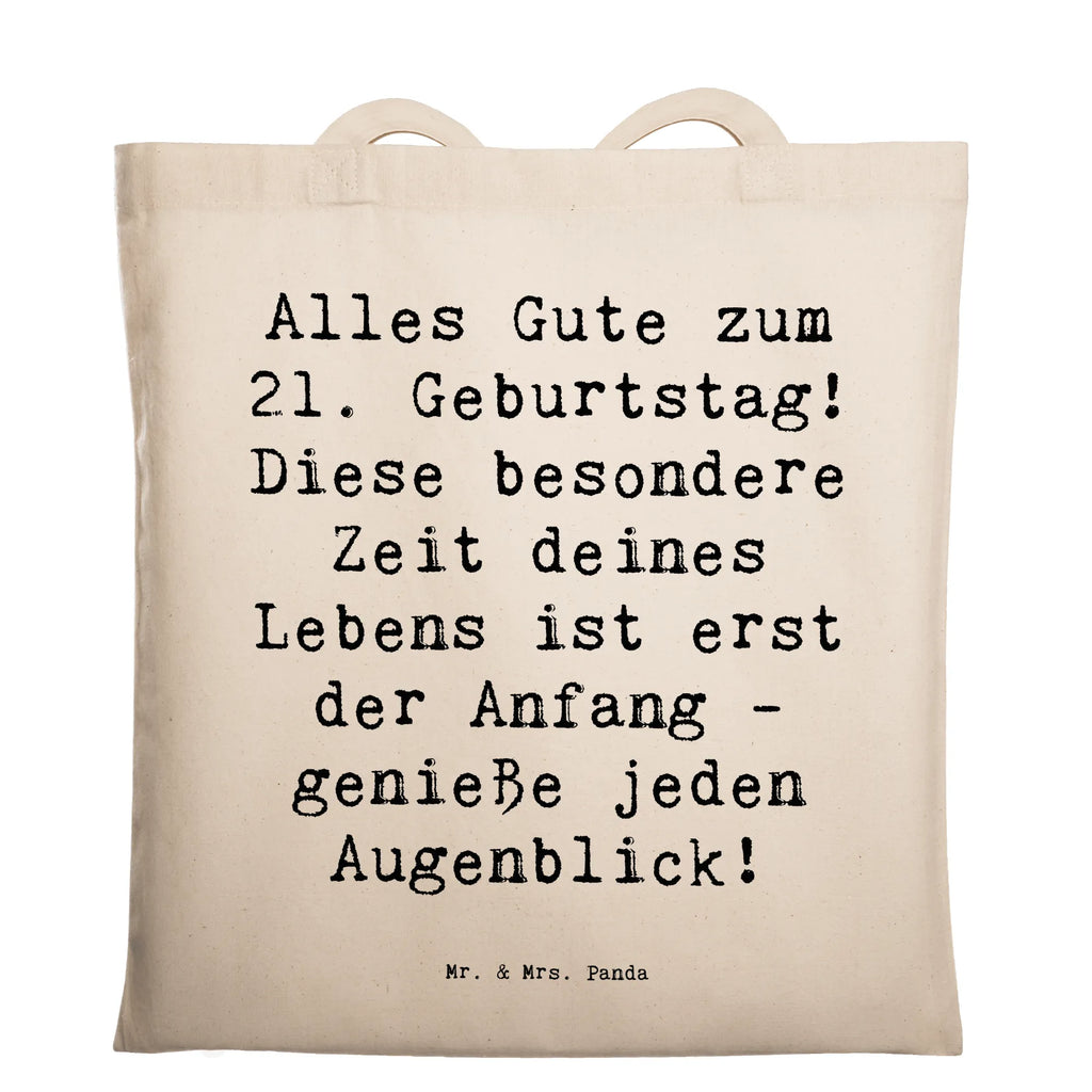 Tragetasche Spruch 21. Geburtstag Freude Beuteltasche, Beutel, Einkaufstasche, Jutebeutel, Stoffbeutel, Tasche, Shopper, Umhängetasche, Strandtasche, Schultertasche, Stofftasche, Tragetasche, Badetasche, Jutetasche, Einkaufstüte, Laptoptasche, Geburtstag, Geburtstagsgeschenk, Geschenk