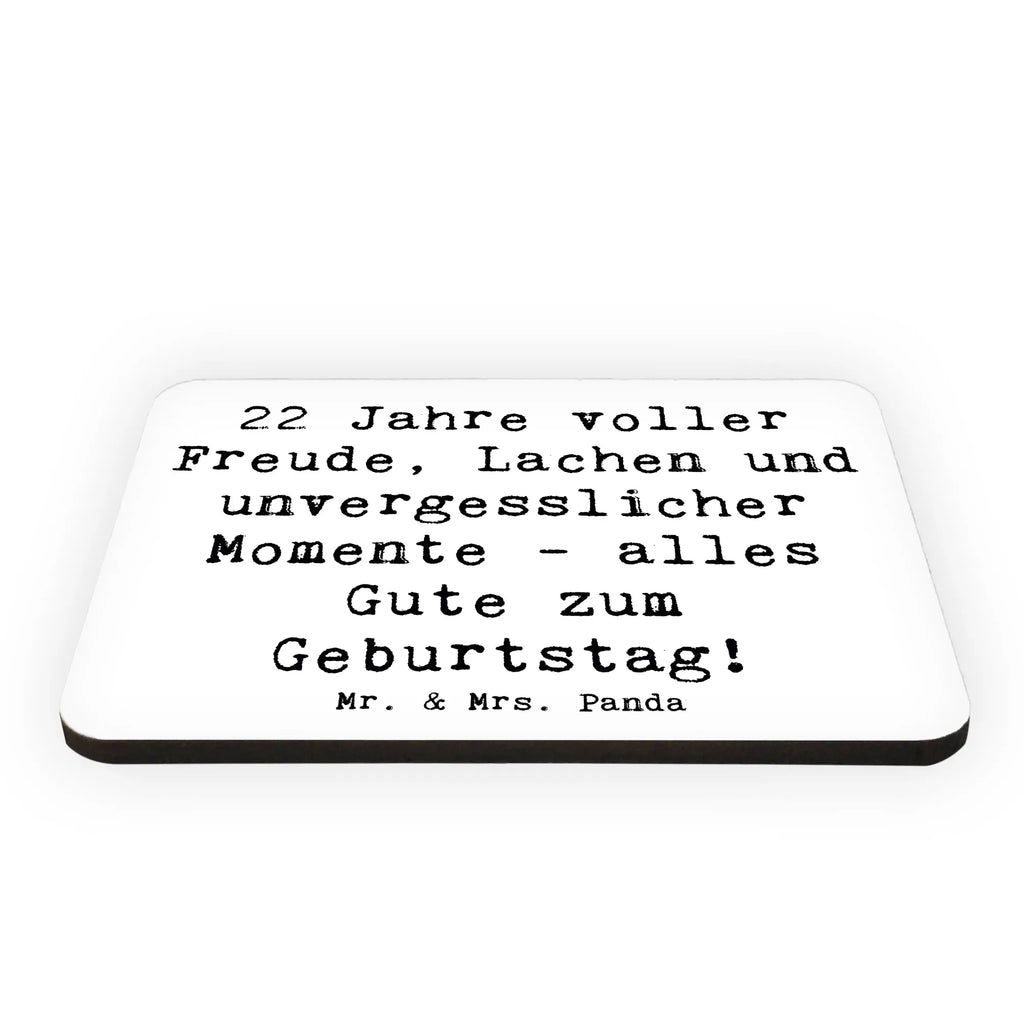 Magnet Spruch 22. Geburtstag Freude Kühlschrankmagnet, Pinnwandmagnet, Souvenir Magnet, Motivmagnete, Dekomagnet, Whiteboard Magnet, Notiz Magnet, Kühlschrank Dekoration, Geburtstag, Geburtstagsgeschenk, Geschenk