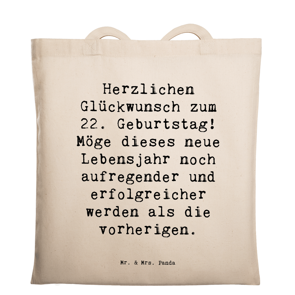 Tragetasche Spruch 22. Geburtstag Beuteltasche, Beutel, Einkaufstasche, Jutebeutel, Stoffbeutel, Tasche, Shopper, Umhängetasche, Strandtasche, Schultertasche, Stofftasche, Tragetasche, Badetasche, Jutetasche, Einkaufstüte, Laptoptasche, Geburtstag, Geburtstagsgeschenk, Geschenk