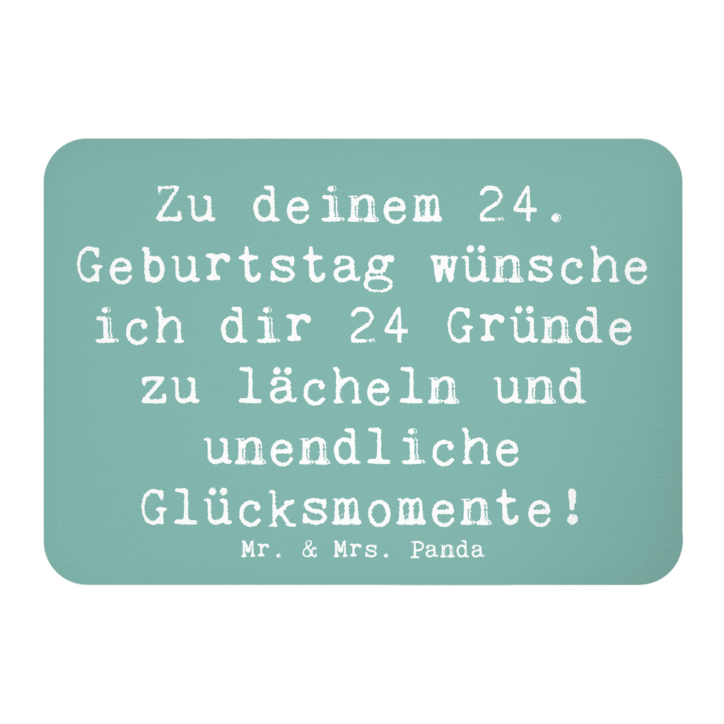 Magnet Spruch 24. Geburtstag Glück Kühlschrankmagnet, Pinnwandmagnet, Souvenir Magnet, Motivmagnete, Dekomagnet, Whiteboard Magnet, Notiz Magnet, Kühlschrank Dekoration, Geburtstag, Geburtstagsgeschenk, Geschenk