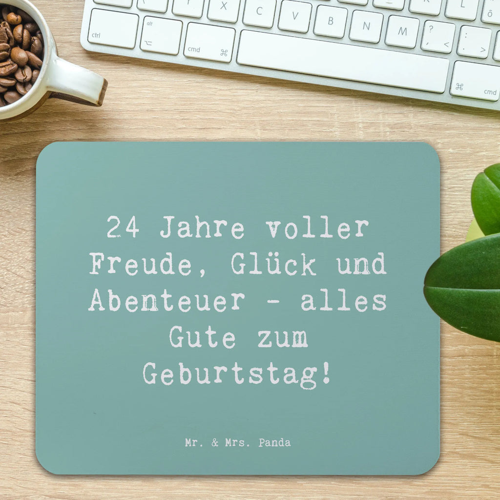 Mauspad Spruch 24. Geburtstag Mousepad, Computer zubehör, Büroausstattung, PC Zubehör, Arbeitszimmer, Mauspad, Einzigartiges Mauspad, Designer Mauspad, Mausunterlage, Mauspad Büro, Geburtstag, Geburtstagsgeschenk, Geschenk