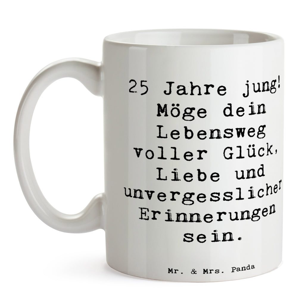 Tasse Spruch 25. Geburtstag Glück Tasse, Kaffeetasse, Teetasse, Becher, Kaffeebecher, Teebecher, Keramiktasse, Porzellantasse, Büro Tasse, Geschenk Tasse, Tasse Sprüche, Tasse Motive, Kaffeetassen, Tasse bedrucken, Designer Tasse, Cappuccino Tassen, Schöne Teetassen, Geburtstag, Geburtstagsgeschenk, Geschenk