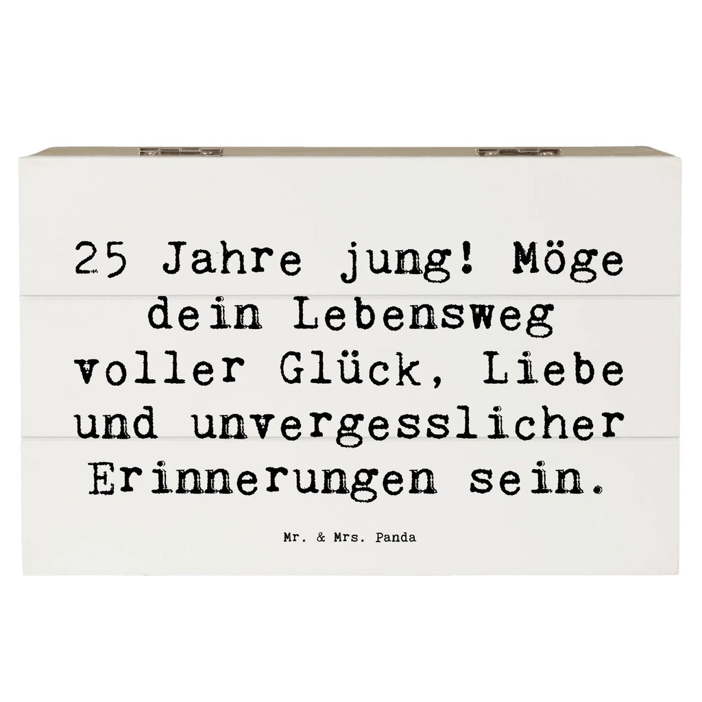 Holzkiste Spruch 25. Geburtstag Glück Holzkiste, Kiste, Schatzkiste, Truhe, Schatulle, XXL, Erinnerungsbox, Erinnerungskiste, Dekokiste, Aufbewahrungsbox, Geschenkbox, Geschenkdose, Geburtstag, Geburtstagsgeschenk, Geschenk