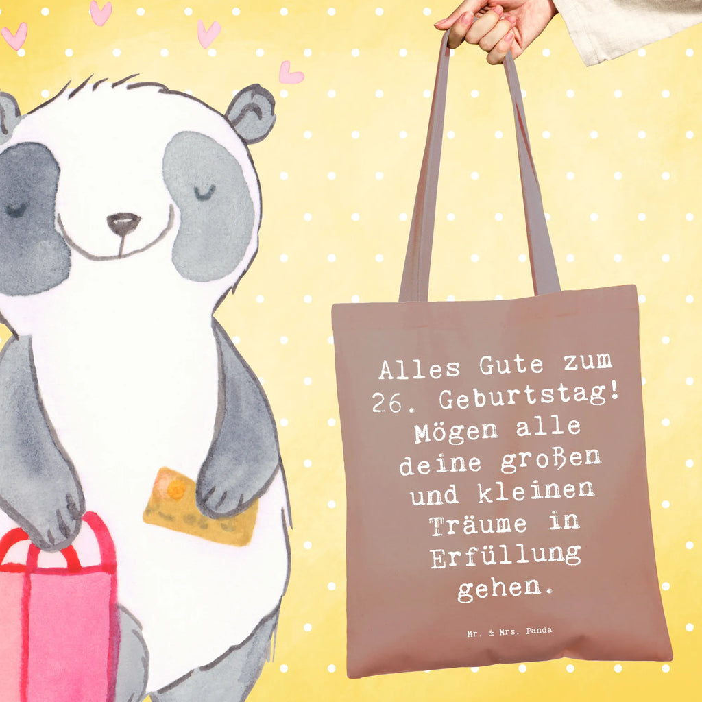 Tragetasche Spruch 26. Geburtstag Beuteltasche, Beutel, Einkaufstasche, Jutebeutel, Stoffbeutel, Tasche, Shopper, Umhängetasche, Strandtasche, Schultertasche, Stofftasche, Tragetasche, Badetasche, Jutetasche, Einkaufstüte, Laptoptasche, Geburtstag, Geburtstagsgeschenk, Geschenk