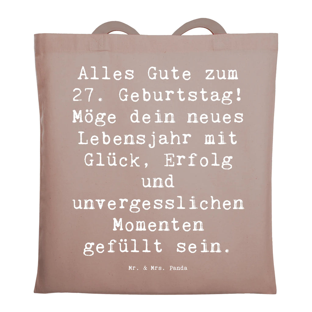 Tragetasche Spruch 27. Geburtstag Beuteltasche, Beutel, Einkaufstasche, Jutebeutel, Stoffbeutel, Tasche, Shopper, Umhängetasche, Strandtasche, Schultertasche, Stofftasche, Tragetasche, Badetasche, Jutetasche, Einkaufstüte, Laptoptasche, Geburtstag, Geburtstagsgeschenk, Geschenk