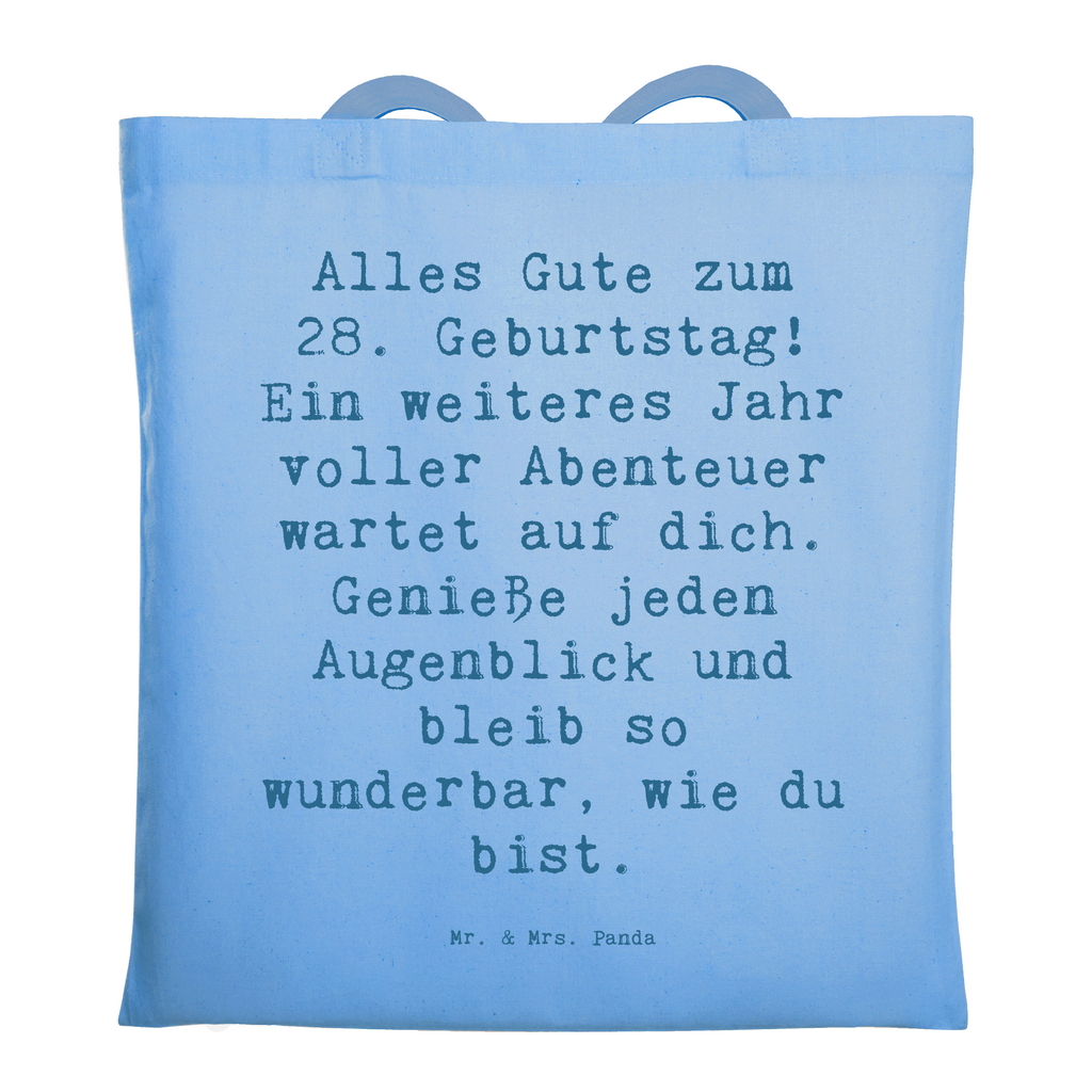 Tragetasche Spruch 28. Geburtstag Beuteltasche, Beutel, Einkaufstasche, Jutebeutel, Stoffbeutel, Tasche, Shopper, Umhängetasche, Strandtasche, Schultertasche, Stofftasche, Tragetasche, Badetasche, Jutetasche, Einkaufstüte, Laptoptasche, Geburtstag, Geburtstagsgeschenk, Geschenk