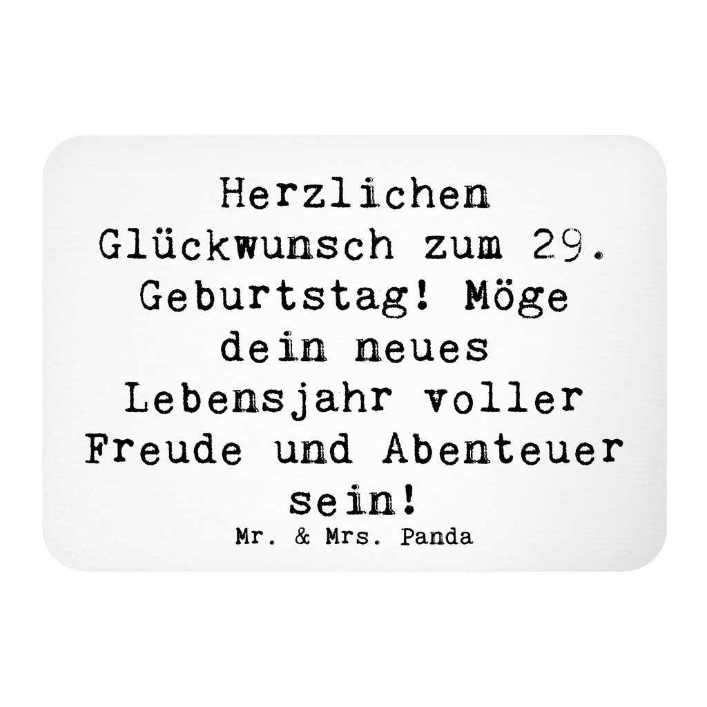 Magnet Spruch 29. Geburtstag Glückwunsch Kühlschrankmagnet, Pinnwandmagnet, Souvenir Magnet, Motivmagnete, Dekomagnet, Whiteboard Magnet, Notiz Magnet, Kühlschrank Dekoration, Geburtstag, Geburtstagsgeschenk, Geschenk