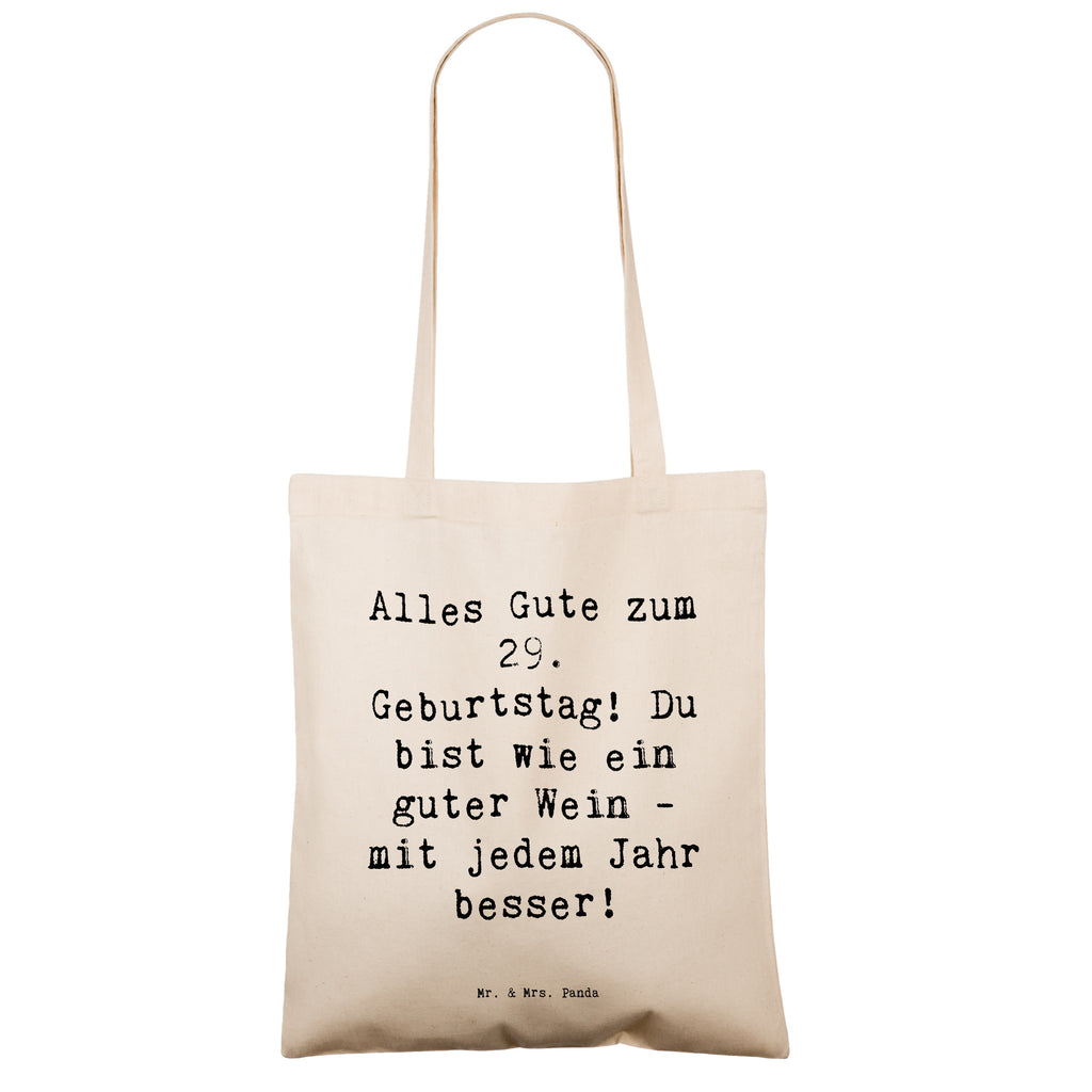 Tragetasche Spruch 29. Geburtstag Glückwünsche Beuteltasche, Beutel, Einkaufstasche, Jutebeutel, Stoffbeutel, Tasche, Shopper, Umhängetasche, Strandtasche, Schultertasche, Stofftasche, Tragetasche, Badetasche, Jutetasche, Einkaufstüte, Laptoptasche, Geburtstag, Geburtstagsgeschenk, Geschenk