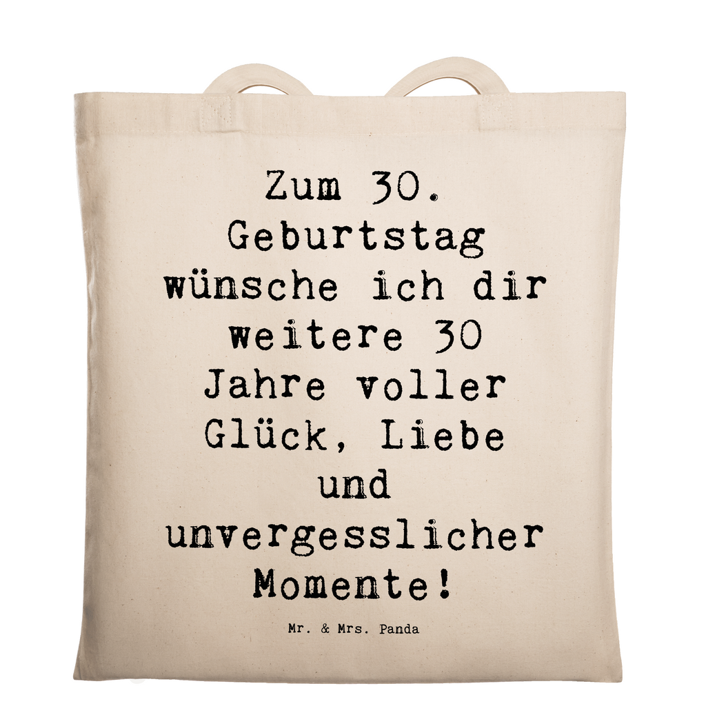 Tragetasche Spruch 30. Geburtstag Glück Beuteltasche, Beutel, Einkaufstasche, Jutebeutel, Stoffbeutel, Tasche, Shopper, Umhängetasche, Strandtasche, Schultertasche, Stofftasche, Tragetasche, Badetasche, Jutetasche, Einkaufstüte, Laptoptasche, Geburtstag, Geburtstagsgeschenk, Geschenk