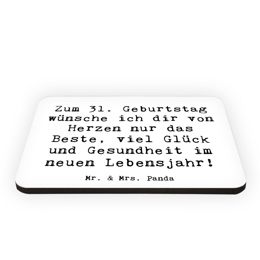 Magnet Spruch 31. Geburtstag Liebe Wünsche Kühlschrankmagnet, Pinnwandmagnet, Souvenir Magnet, Motivmagnete, Dekomagnet, Whiteboard Magnet, Notiz Magnet, Kühlschrank Dekoration, Geburtstag, Geburtstagsgeschenk, Geschenk