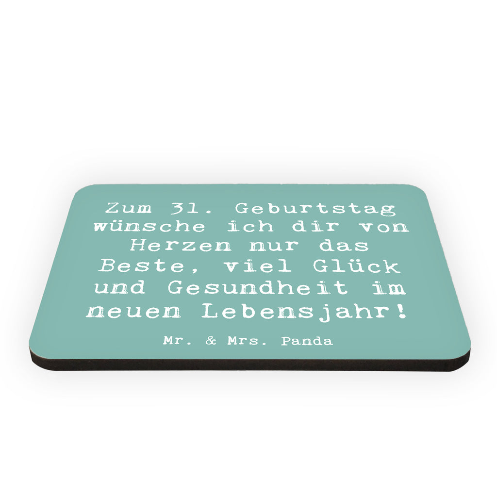 Magnet Spruch 31. Geburtstag Liebe Wünsche Kühlschrankmagnet, Pinnwandmagnet, Souvenir Magnet, Motivmagnete, Dekomagnet, Whiteboard Magnet, Notiz Magnet, Kühlschrank Dekoration, Geburtstag, Geburtstagsgeschenk, Geschenk