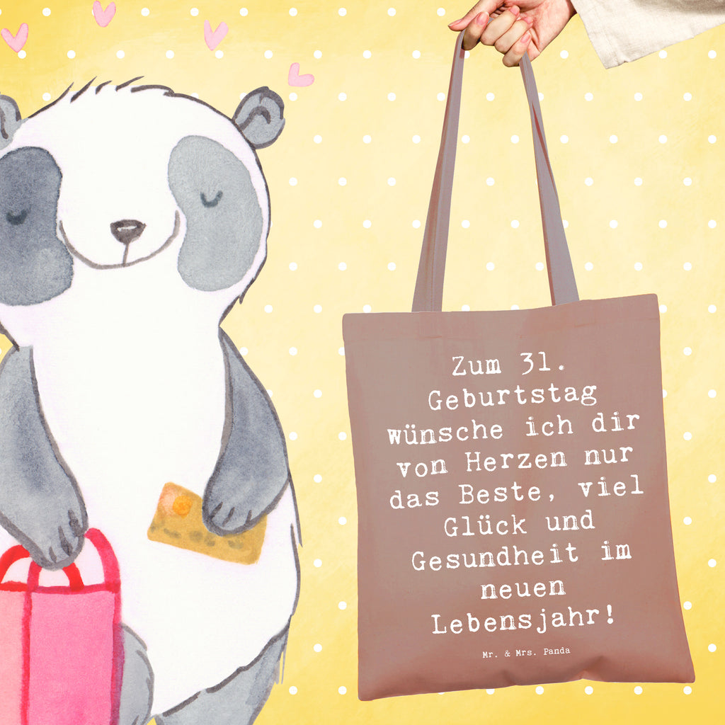 Tragetasche Spruch 31. Geburtstag Liebe Wünsche Beuteltasche, Beutel, Einkaufstasche, Jutebeutel, Stoffbeutel, Tasche, Shopper, Umhängetasche, Strandtasche, Schultertasche, Stofftasche, Tragetasche, Badetasche, Jutetasche, Einkaufstüte, Laptoptasche, Geburtstag, Geburtstagsgeschenk, Geschenk