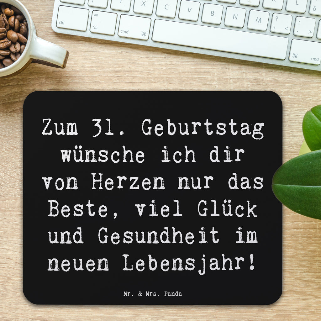 Mauspad Spruch 31. Geburtstag Liebe Wünsche Mousepad, Computer zubehör, Büroausstattung, PC Zubehör, Arbeitszimmer, Mauspad, Einzigartiges Mauspad, Designer Mauspad, Mausunterlage, Mauspad Büro, Geburtstag, Geburtstagsgeschenk, Geschenk