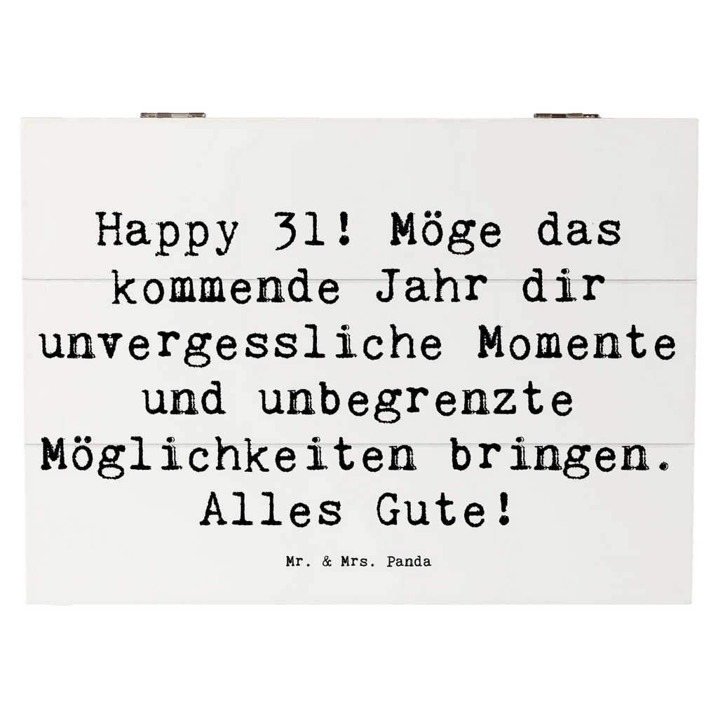 Holzkiste Spruch 31. Geburtstag Holzkiste, Kiste, Schatzkiste, Truhe, Schatulle, XXL, Erinnerungsbox, Erinnerungskiste, Dekokiste, Aufbewahrungsbox, Geschenkbox, Geschenkdose, Geburtstag, Geburtstagsgeschenk, Geschenk