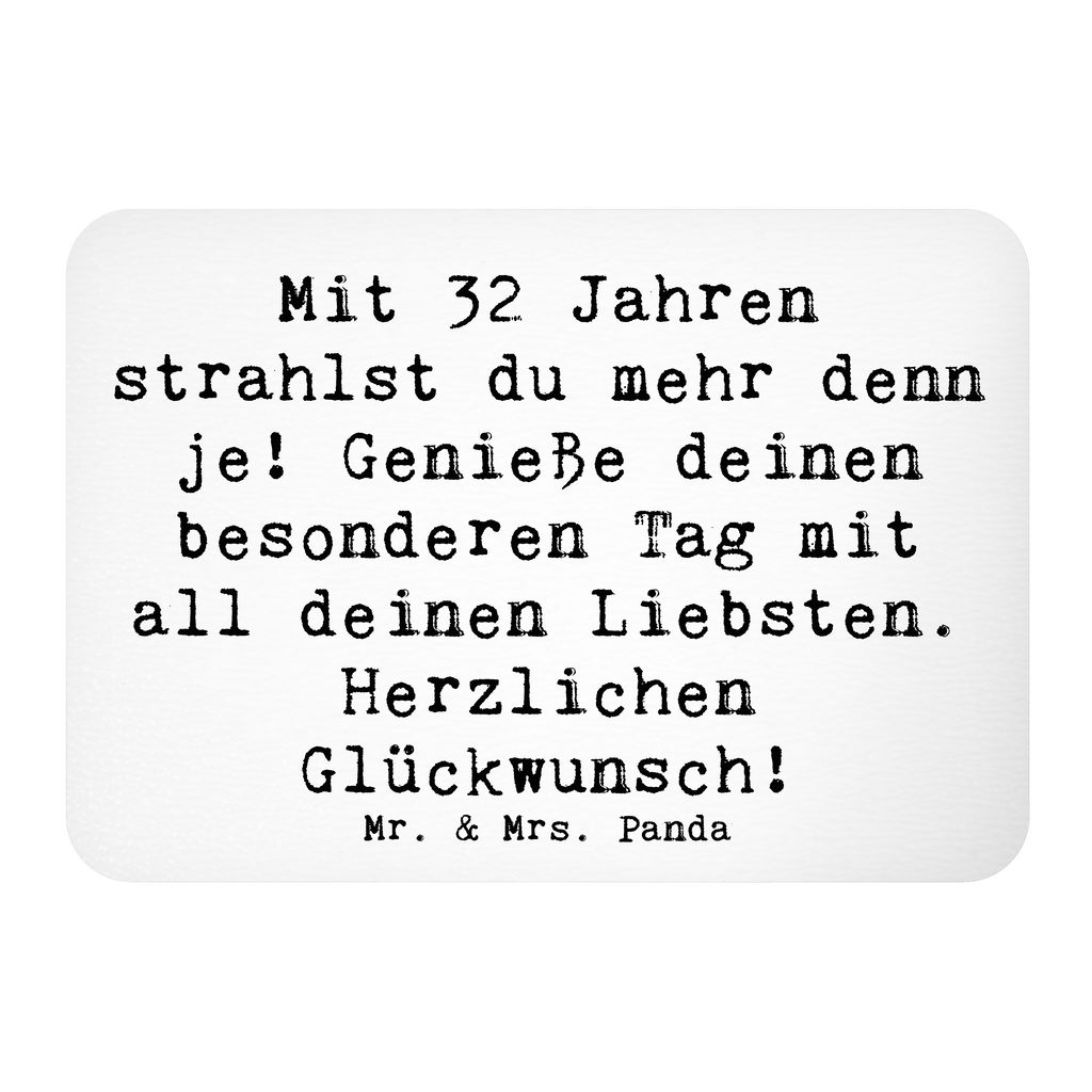 Magnet Spruch 32. Geburtstag Kühlschrankmagnet, Pinnwandmagnet, Souvenir Magnet, Motivmagnete, Dekomagnet, Whiteboard Magnet, Notiz Magnet, Kühlschrank Dekoration, Geburtstag, Geburtstagsgeschenk, Geschenk