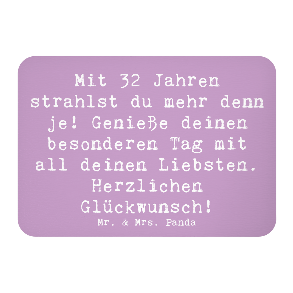 Magnet Spruch 32. Geburtstag Kühlschrankmagnet, Pinnwandmagnet, Souvenir Magnet, Motivmagnete, Dekomagnet, Whiteboard Magnet, Notiz Magnet, Kühlschrank Dekoration, Geburtstag, Geburtstagsgeschenk, Geschenk