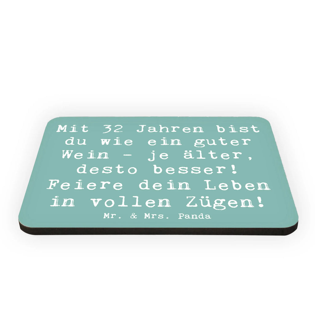 Magnet Spruch 32. Geburtstag Kühlschrankmagnet, Pinnwandmagnet, Souvenir Magnet, Motivmagnete, Dekomagnet, Whiteboard Magnet, Notiz Magnet, Kühlschrank Dekoration, Geburtstag, Geburtstagsgeschenk, Geschenk