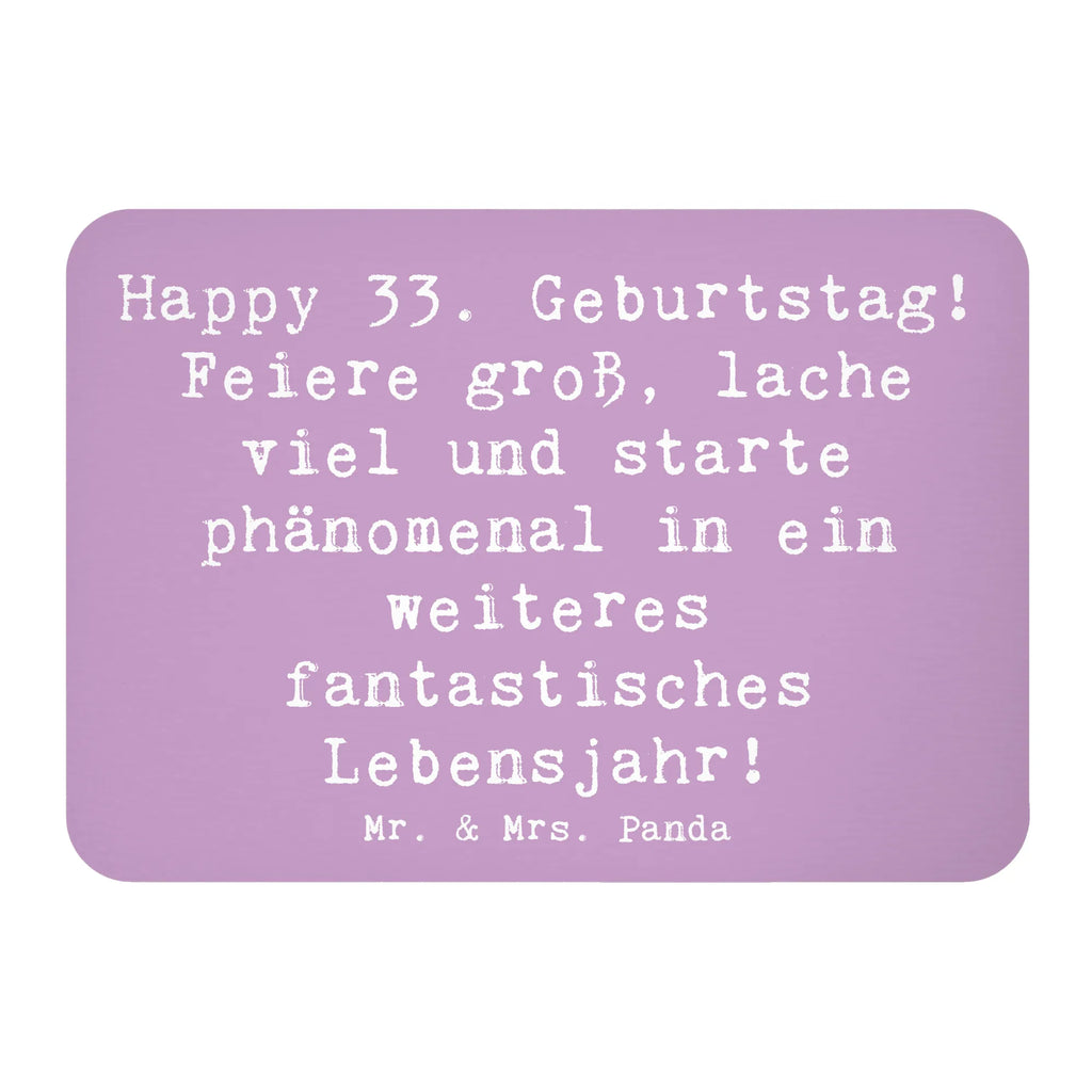 Magnet Spruch 33. Geburtstag Kühlschrankmagnet, Pinnwandmagnet, Souvenir Magnet, Motivmagnete, Dekomagnet, Whiteboard Magnet, Notiz Magnet, Kühlschrank Dekoration, Geburtstag, Geburtstagsgeschenk, Geschenk