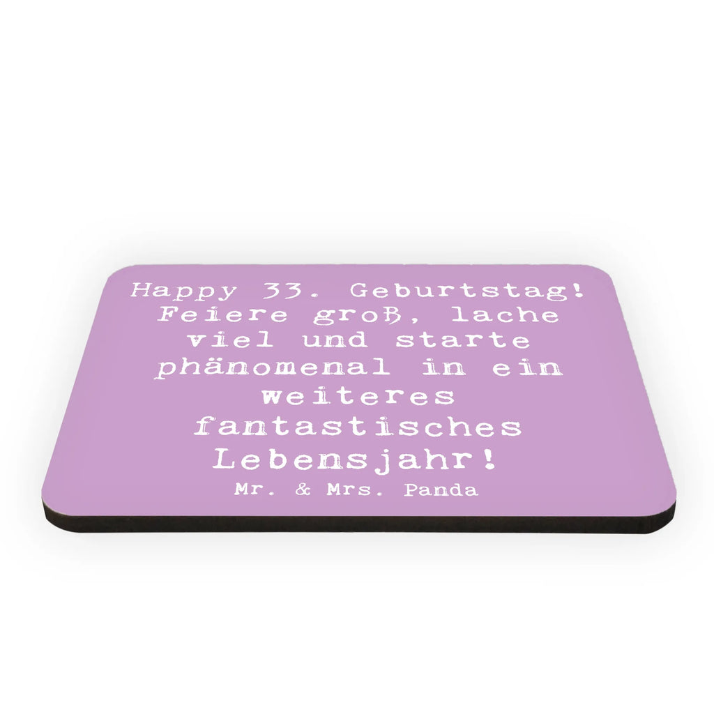 Magnet Spruch 33. Geburtstag Kühlschrankmagnet, Pinnwandmagnet, Souvenir Magnet, Motivmagnete, Dekomagnet, Whiteboard Magnet, Notiz Magnet, Kühlschrank Dekoration, Geburtstag, Geburtstagsgeschenk, Geschenk