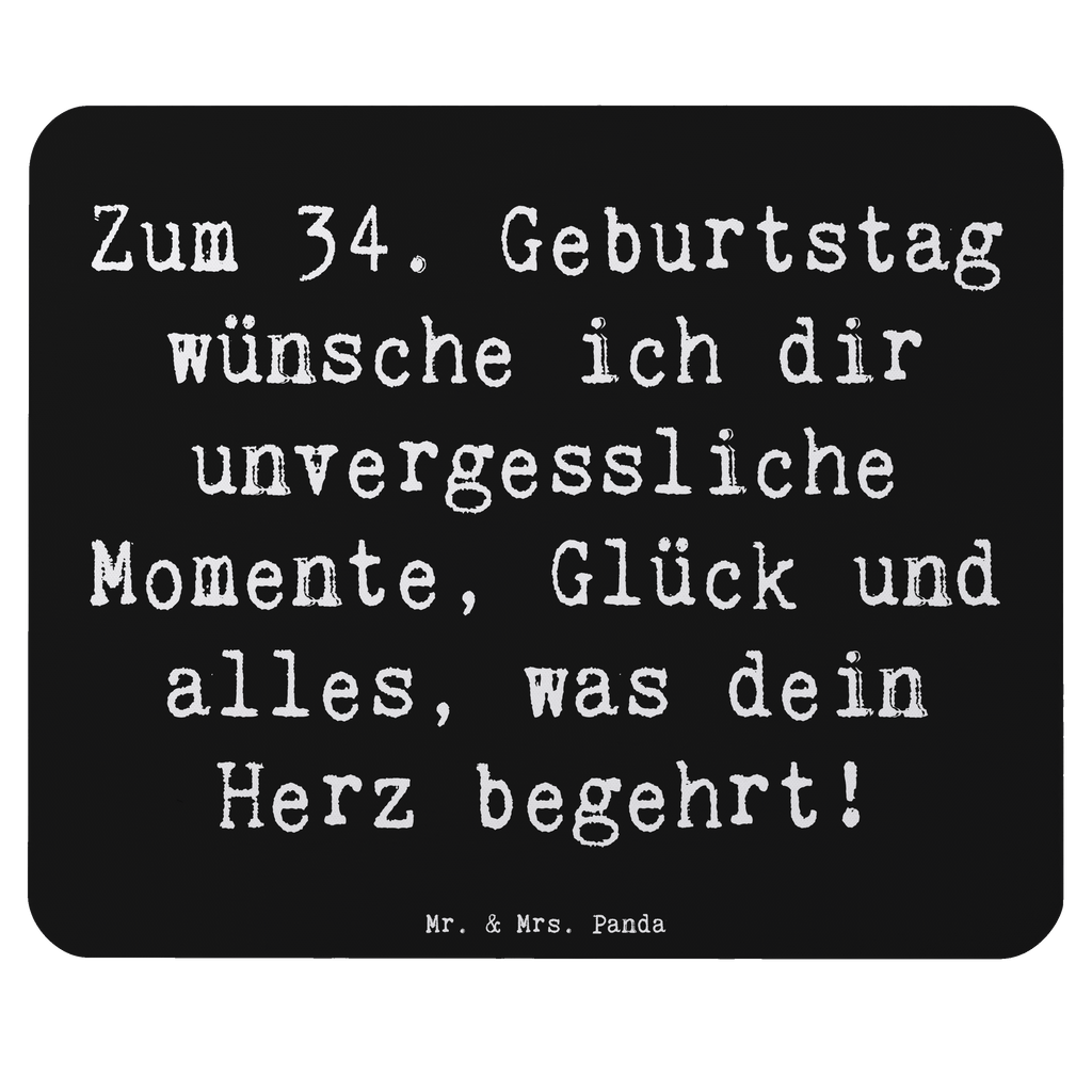 Mauspad Spruch 34. Geburtstag Glückwünsche Mousepad, Computer zubehör, Büroausstattung, PC Zubehör, Arbeitszimmer, Mauspad, Einzigartiges Mauspad, Designer Mauspad, Mausunterlage, Mauspad Büro, Geburtstag, Geburtstagsgeschenk, Geschenk