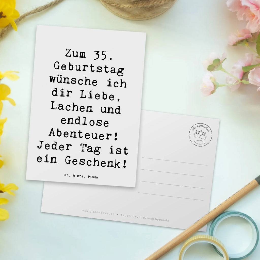 Postkarte Spruch 35. Geburtstag Postkarte, Karte, Geschenkkarte, Grußkarte, Einladung, Ansichtskarte, Geburtstagskarte, Einladungskarte, Dankeskarte, Ansichtskarten, Einladung Geburtstag, Einladungskarten Geburtstag, Geburtstag, Geburtstagsgeschenk, Geschenk