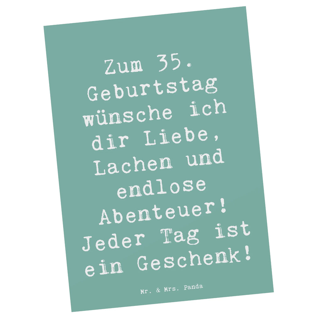 Postkarte Spruch 35. Geburtstag Postkarte, Karte, Geschenkkarte, Grußkarte, Einladung, Ansichtskarte, Geburtstagskarte, Einladungskarte, Dankeskarte, Ansichtskarten, Einladung Geburtstag, Einladungskarten Geburtstag, Geburtstag, Geburtstagsgeschenk, Geschenk