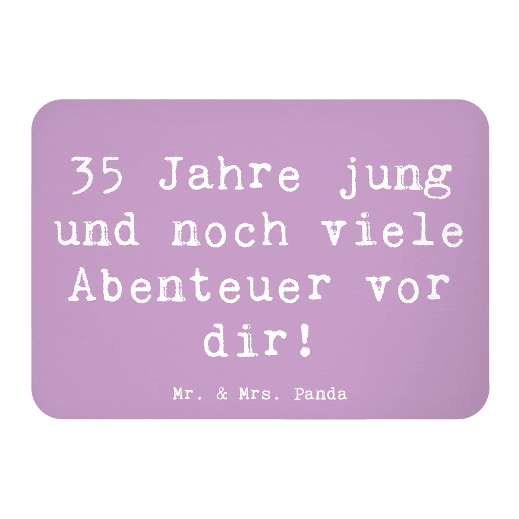 Magnet Spruch 35. Geburtstag Abenteuer Kühlschrankmagnet, Pinnwandmagnet, Souvenir Magnet, Motivmagnete, Dekomagnet, Whiteboard Magnet, Notiz Magnet, Kühlschrank Dekoration, Geburtstag, Geburtstagsgeschenk, Geschenk