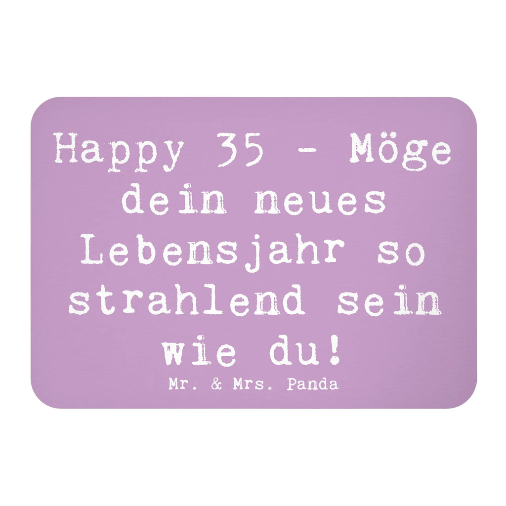 Magnet Spruch 35. Geburtstag Glückwünsche Kühlschrankmagnet, Pinnwandmagnet, Souvenir Magnet, Motivmagnete, Dekomagnet, Whiteboard Magnet, Notiz Magnet, Kühlschrank Dekoration, Geburtstag, Geburtstagsgeschenk, Geschenk