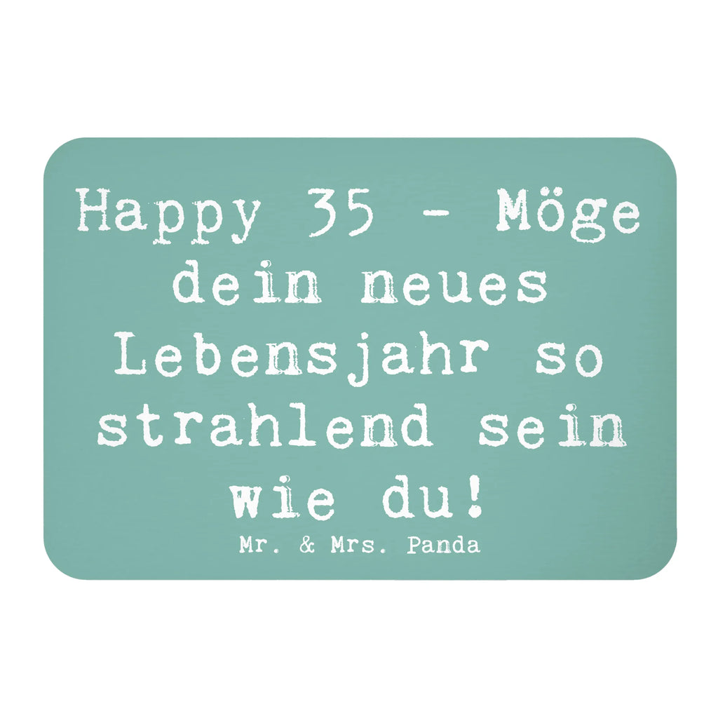 Magnet Spruch 35. Geburtstag Glückwünsche Kühlschrankmagnet, Pinnwandmagnet, Souvenir Magnet, Motivmagnete, Dekomagnet, Whiteboard Magnet, Notiz Magnet, Kühlschrank Dekoration, Geburtstag, Geburtstagsgeschenk, Geschenk