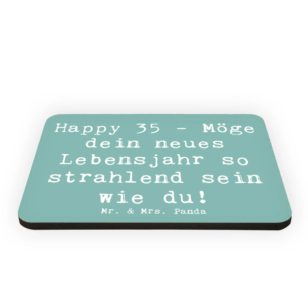 Magnet Spruch 35. Geburtstag Glückwünsche Kühlschrankmagnet, Pinnwandmagnet, Souvenir Magnet, Motivmagnete, Dekomagnet, Whiteboard Magnet, Notiz Magnet, Kühlschrank Dekoration, Geburtstag, Geburtstagsgeschenk, Geschenk