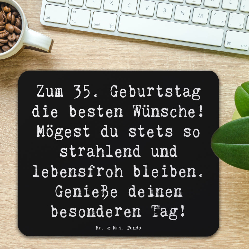 Mauspad Spruch 35. Geburtstag Glückwünsche Mousepad, Computer zubehör, Büroausstattung, PC Zubehör, Arbeitszimmer, Mauspad, Einzigartiges Mauspad, Designer Mauspad, Mausunterlage, Mauspad Büro, Geburtstag, Geburtstagsgeschenk, Geschenk