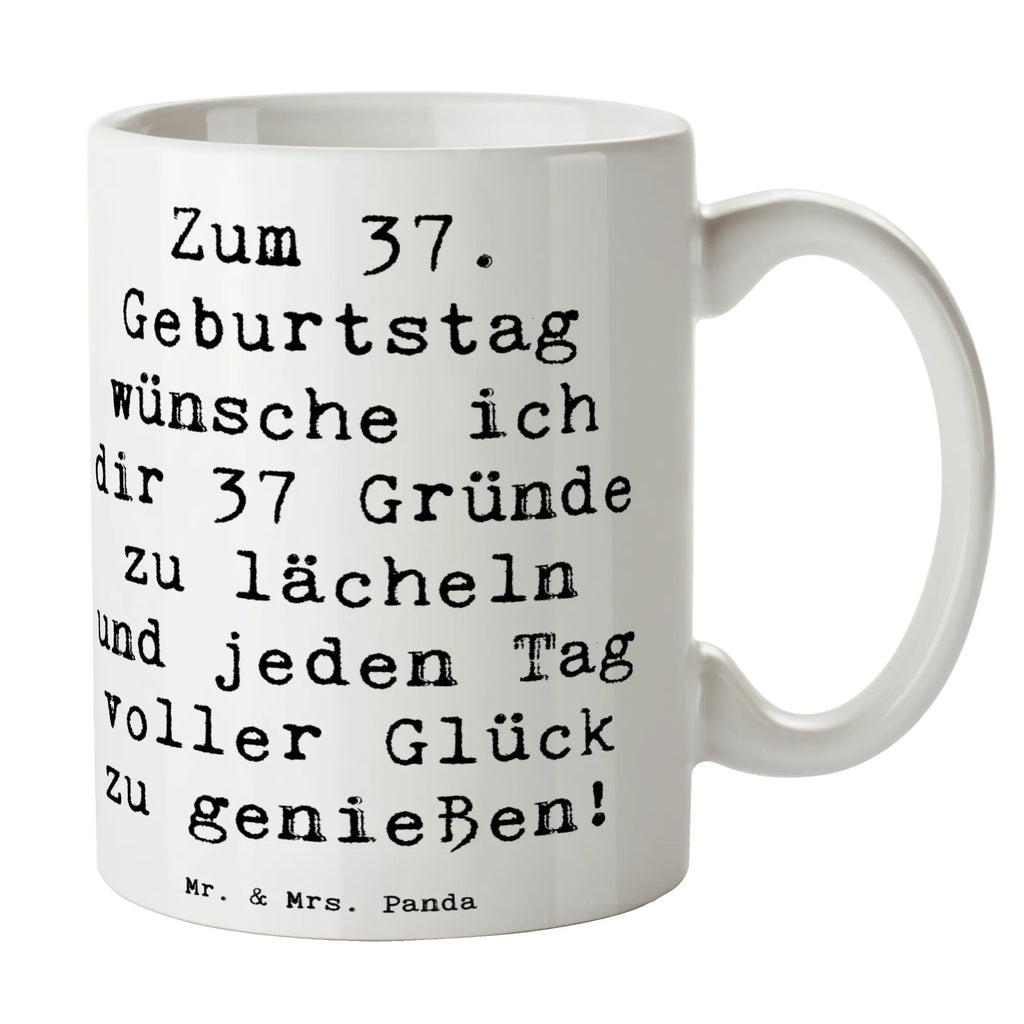 Tasse Spruch 37. Geburtstag Glücksmomente Tasse, Kaffeetasse, Teetasse, Becher, Kaffeebecher, Teebecher, Keramiktasse, Porzellantasse, Büro Tasse, Geschenk Tasse, Tasse Sprüche, Tasse Motive, Kaffeetassen, Tasse bedrucken, Designer Tasse, Cappuccino Tassen, Schöne Teetassen, Geburtstag, Geburtstagsgeschenk, Geschenk