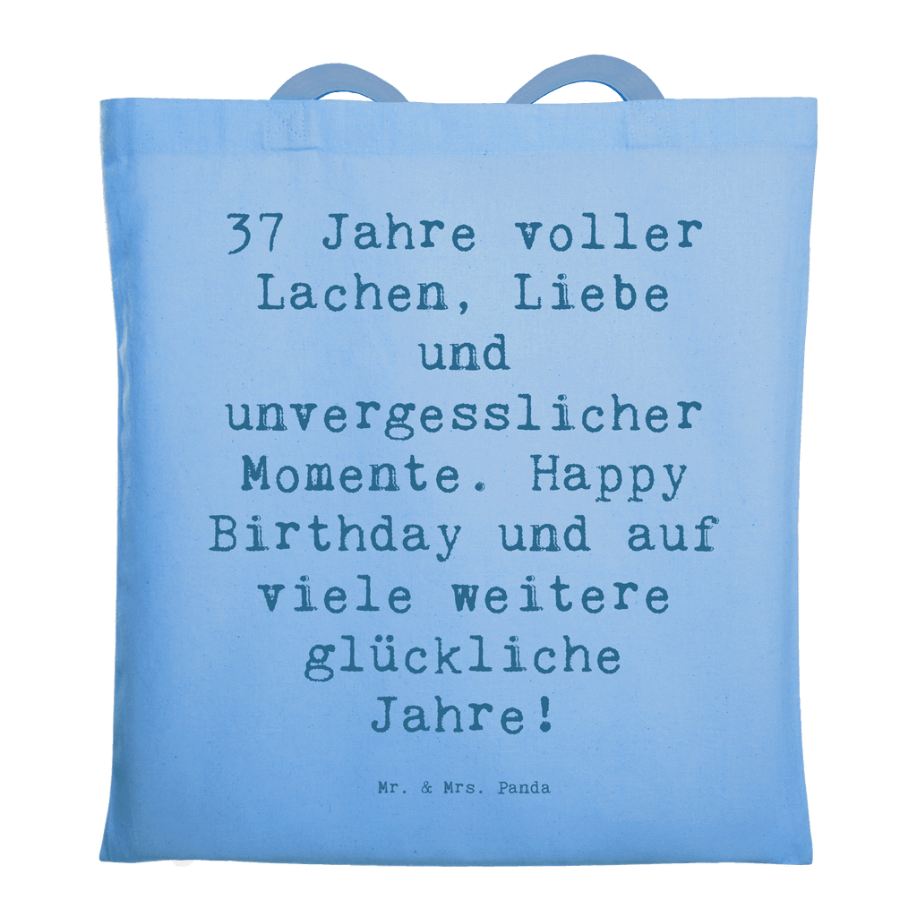 Tragetasche Spruch 37. Geburtstag Beuteltasche, Beutel, Einkaufstasche, Jutebeutel, Stoffbeutel, Tasche, Shopper, Umhängetasche, Strandtasche, Schultertasche, Stofftasche, Tragetasche, Badetasche, Jutetasche, Einkaufstüte, Laptoptasche, Geburtstag, Geburtstagsgeschenk, Geschenk