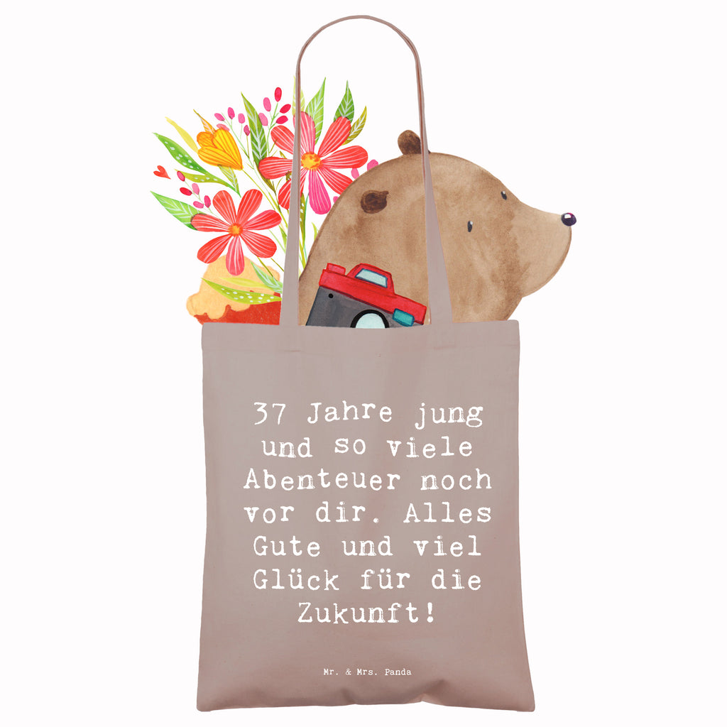 Tragetasche Spruch 37. Geburtstag Abenteuer Beuteltasche, Beutel, Einkaufstasche, Jutebeutel, Stoffbeutel, Tasche, Shopper, Umhängetasche, Strandtasche, Schultertasche, Stofftasche, Tragetasche, Badetasche, Jutetasche, Einkaufstüte, Laptoptasche, Geburtstag, Geburtstagsgeschenk, Geschenk