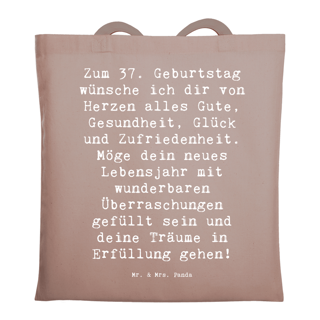 Tragetasche Spruch 37. Geburtstag Grüße Beuteltasche, Beutel, Einkaufstasche, Jutebeutel, Stoffbeutel, Tasche, Shopper, Umhängetasche, Strandtasche, Schultertasche, Stofftasche, Tragetasche, Badetasche, Jutetasche, Einkaufstüte, Laptoptasche, Geburtstag, Geburtstagsgeschenk, Geschenk