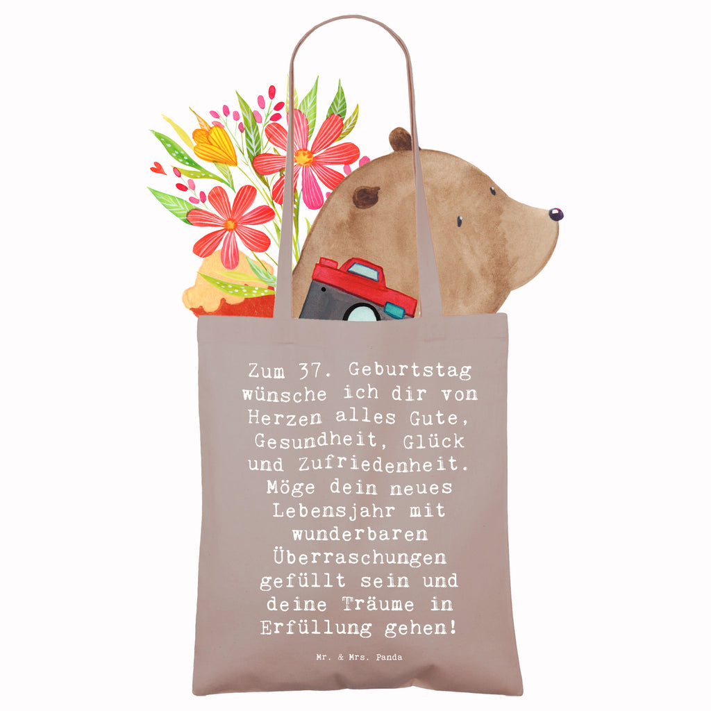 Tragetasche Spruch 37. Geburtstag Grüße Beuteltasche, Beutel, Einkaufstasche, Jutebeutel, Stoffbeutel, Tasche, Shopper, Umhängetasche, Strandtasche, Schultertasche, Stofftasche, Tragetasche, Badetasche, Jutetasche, Einkaufstüte, Laptoptasche, Geburtstag, Geburtstagsgeschenk, Geschenk