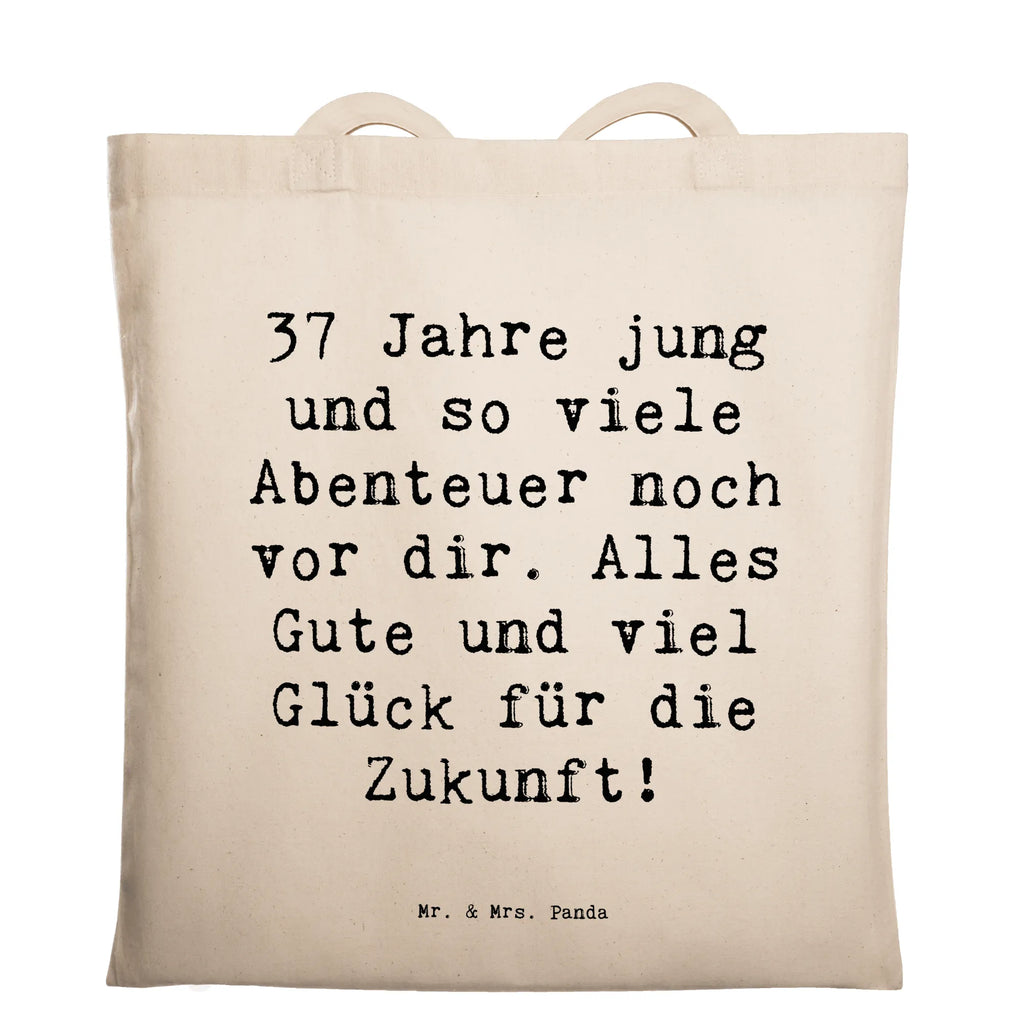 Tragetasche Spruch 37. Geburtstag Abenteuer Beuteltasche, Beutel, Einkaufstasche, Jutebeutel, Stoffbeutel, Tasche, Shopper, Umhängetasche, Strandtasche, Schultertasche, Stofftasche, Tragetasche, Badetasche, Jutetasche, Einkaufstüte, Laptoptasche, Geburtstag, Geburtstagsgeschenk, Geschenk