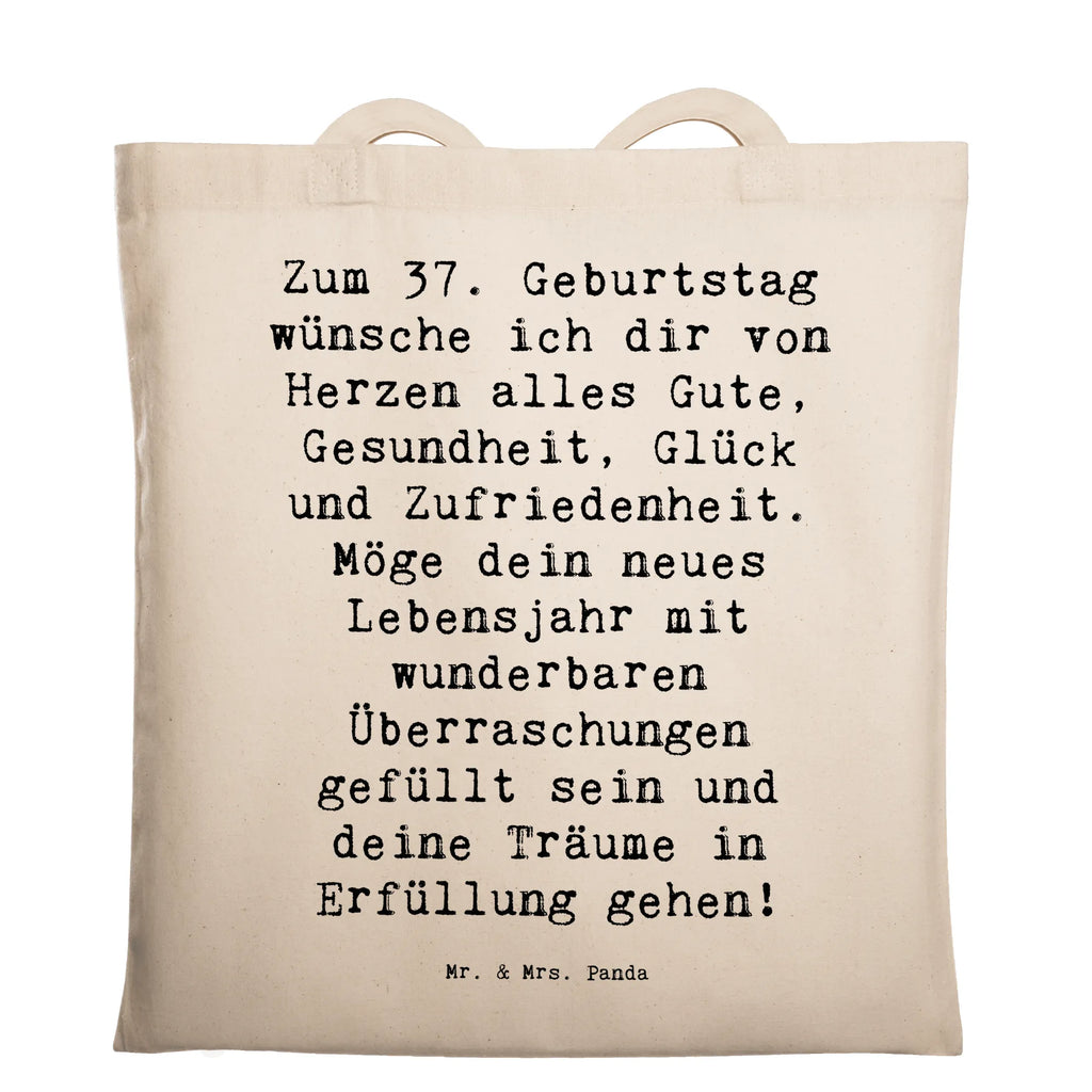 Tragetasche Spruch 37. Geburtstag Grüße Beuteltasche, Beutel, Einkaufstasche, Jutebeutel, Stoffbeutel, Tasche, Shopper, Umhängetasche, Strandtasche, Schultertasche, Stofftasche, Tragetasche, Badetasche, Jutetasche, Einkaufstüte, Laptoptasche, Geburtstag, Geburtstagsgeschenk, Geschenk