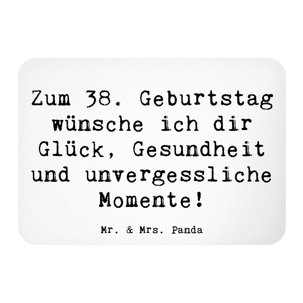 Magnet Spruch 38. Geburtstag Kühlschrankmagnet, Pinnwandmagnet, Souvenir Magnet, Motivmagnete, Dekomagnet, Whiteboard Magnet, Notiz Magnet, Kühlschrank Dekoration, Geburtstag, Geburtstagsgeschenk, Geschenk