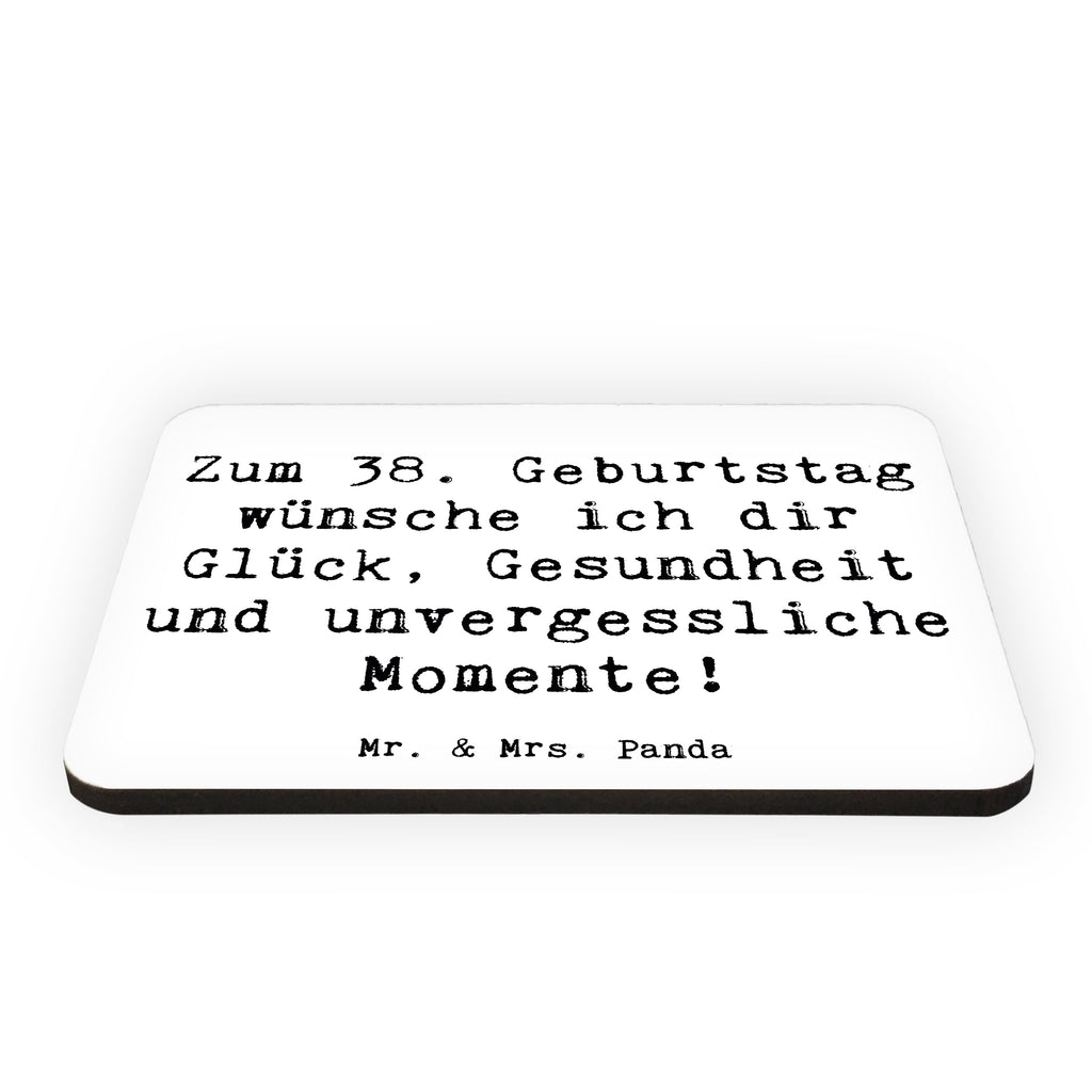 Magnet Spruch 38. Geburtstag Kühlschrankmagnet, Pinnwandmagnet, Souvenir Magnet, Motivmagnete, Dekomagnet, Whiteboard Magnet, Notiz Magnet, Kühlschrank Dekoration, Geburtstag, Geburtstagsgeschenk, Geschenk