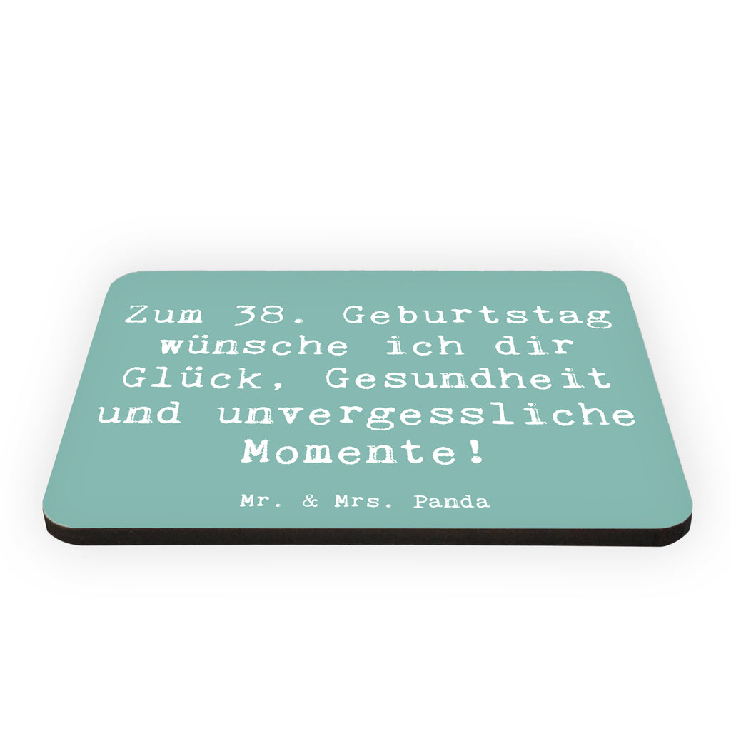 Magnet Spruch 38. Geburtstag Kühlschrankmagnet, Pinnwandmagnet, Souvenir Magnet, Motivmagnete, Dekomagnet, Whiteboard Magnet, Notiz Magnet, Kühlschrank Dekoration, Geburtstag, Geburtstagsgeschenk, Geschenk